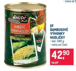 Makro EF BAMBUSOVÉ VÝHONKY NUDLIČKY nabídka