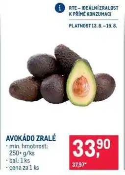 Makro Avokádo zralé nabídka