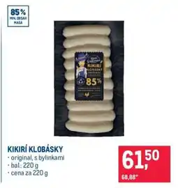 Makro Kikirí klobásky nabídka