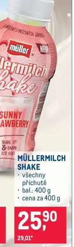 Makro Müllermilch Shake nabídka