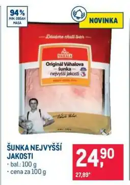 Makro Šunka nejvyšší jakosti nabídka