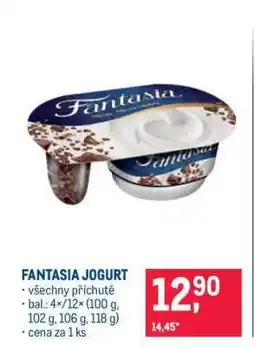 Makro Fantasia jogurt nabídka