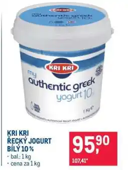 Makro Kri Kri řecký jogurt bílý 10 % nabídka