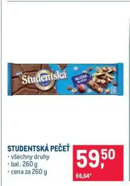Makro Studentská pečeť nabídka