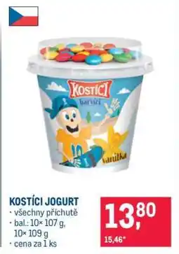 Makro Kostíci jogurt nabídka
