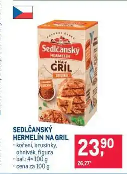 Makro Sedlčanský hermelín na gril nabídka