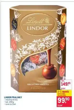 Makro Lindor pralinky nabídka