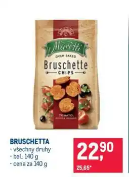 Makro Bruschetta nabídka