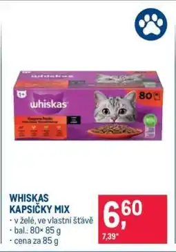 Makro WHISKAS KAPSIČKY MIX nabídka
