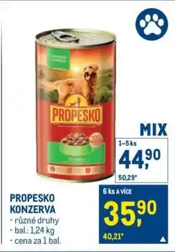 Makro PROPESKO KONZERVA nabídka