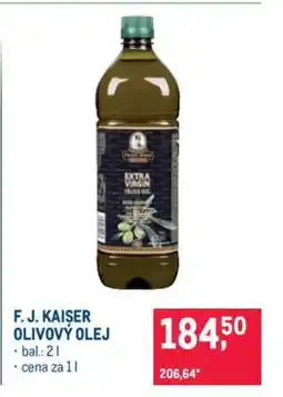 Makro F. J. Kaiser olivový olej nabídka