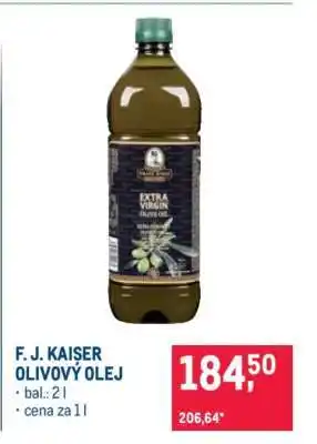 Makro F. J. Kaiser olivový olej nabídka