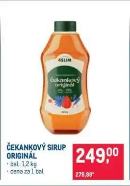 Makro ČEKANKOVÝ SIRUP ORIGINÁL nabídka