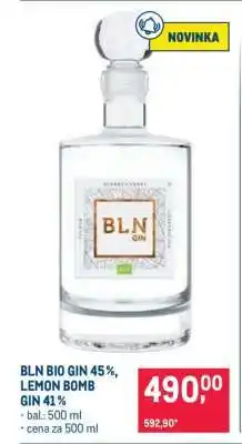 Makro BLN BIO GIN 45 %, LEMON BOMB GIN 41 % nabídka