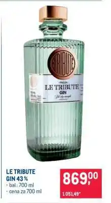 Makro Le Tribute Gin 43 % nabídka