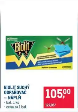 Makro BIOLIT SUCHÝ ODPAROVAČ – NÁPLŇ nabídka