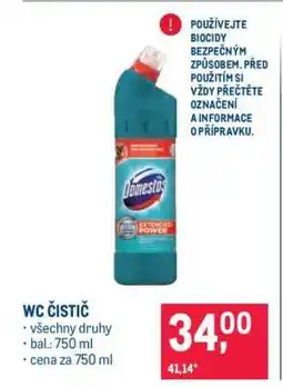 Makro WC čistič nabídka