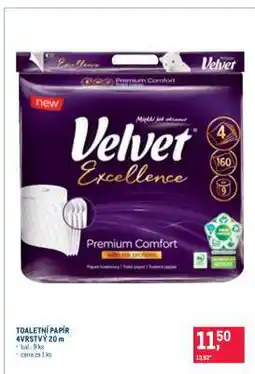 Makro TOALETNÍ PAPÍR 4VRSTVÝ 20 m nabídka