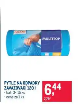 Makro PYTLE NA ODPADKY ZAVAZOVACÍ 120 l nabídka