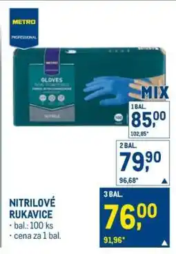 Makro Nitrilové rukavice nabídka
