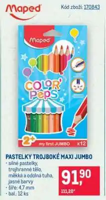 Makro Pastelky trojboké Maxi Jumbo nabídka