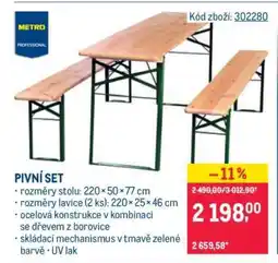 Makro Pivní set nabídka