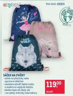 Makro SÁČEK NA CVIČKY nabídka