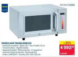 Makro Mikrovlnná trouba GMW1125 nabídka