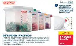 Makro GASTRONÁDOBY S VÍKEM HACCP nabídka