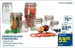 Makro Zavařovací sklenice s víkem Gothika nabídka