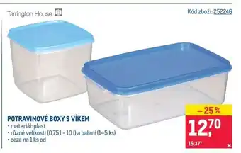 Makro POTRAVINOVÉ BOXY S VÍKEM nabídka