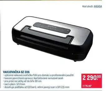 Makro VAKUOVAČKA GZ 306 nabídka