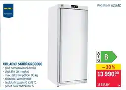Makro CHLADICÍ SKŘÍŇ GRE6600 nabídka