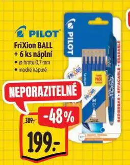 Albert PILOT FriXion BALL + 6 ks náplní nabídka