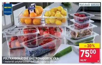 Makro POLYKARBONÁTOVÉ GASTRONÁDOBY A VÍKA nabídka