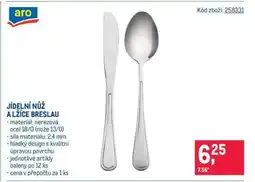 Makro JÍDELNÍ NŮŽ A LŽÍCE BRESLAU nabídka