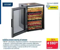 Makro SUŠIČKA OVOCE DIGITÁLNÍ SO5000 nabídka