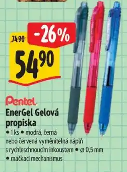 Albert Pentel EnerGel Gelová propiska nabídka