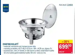 Makro CHAFING KULATÝ nabídka