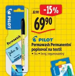 Albert Pilot Permawash Permanentní popisovač na textil nabídka