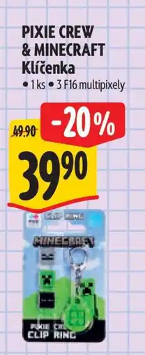 Albert PIXIE CREW & MINECRAFT Klíčenka nabídka