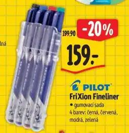 Albert PILOT FriXion Fineliner nabídka