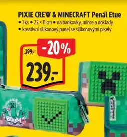 Albert PIXIE CREW & MINECRAFT Penál Etue nabídka