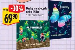 Albert Desky na abecedu nebo číslice nabídka