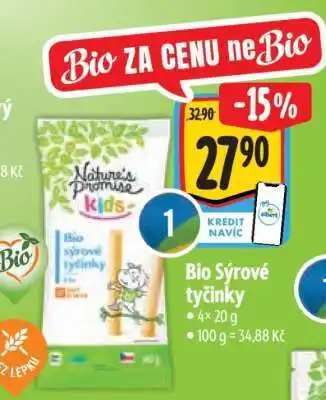 Albert Bio Sýrové tyčinky nabídka