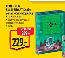 Albert PIXIE CREW & MINECRAFT Školní penál jednochlopňový nabídka