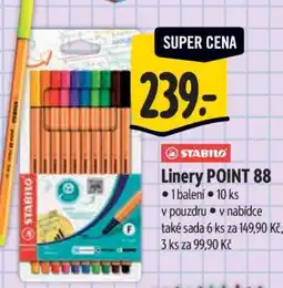 Albert Stabilo Linery POINT 88 nabídka
