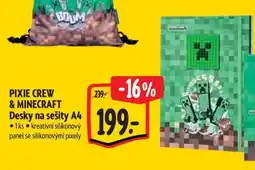 Albert PIXIE CREW & MINECRAFT Desky na sešity A4 nabídka