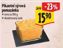 Albert Pikantní sýrová pomazánka nabídka