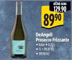 Albert DeAngeli Prosecco Frizzante nabídka